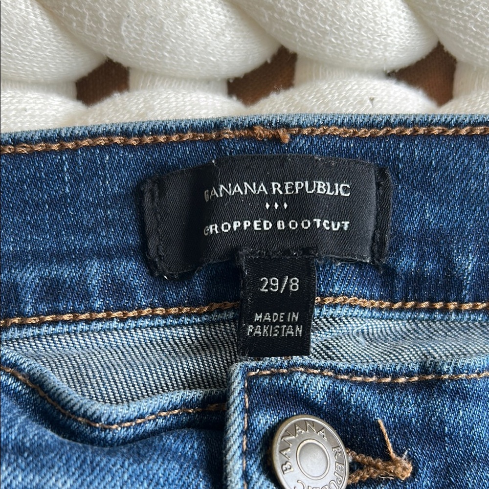 Banana Republic Cropped Bootcut Jeans - Picture 2 of 7
